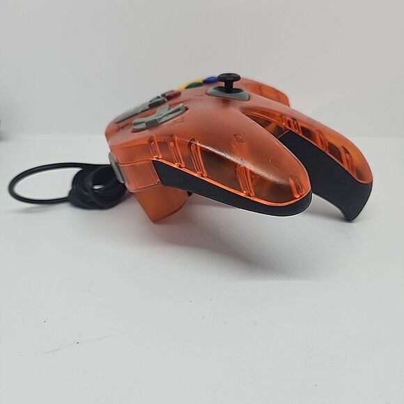 N64 Nintendo 64 Mad Catz Controller w/ Turbo & Slow Red Translucent - Picture 8 of 9